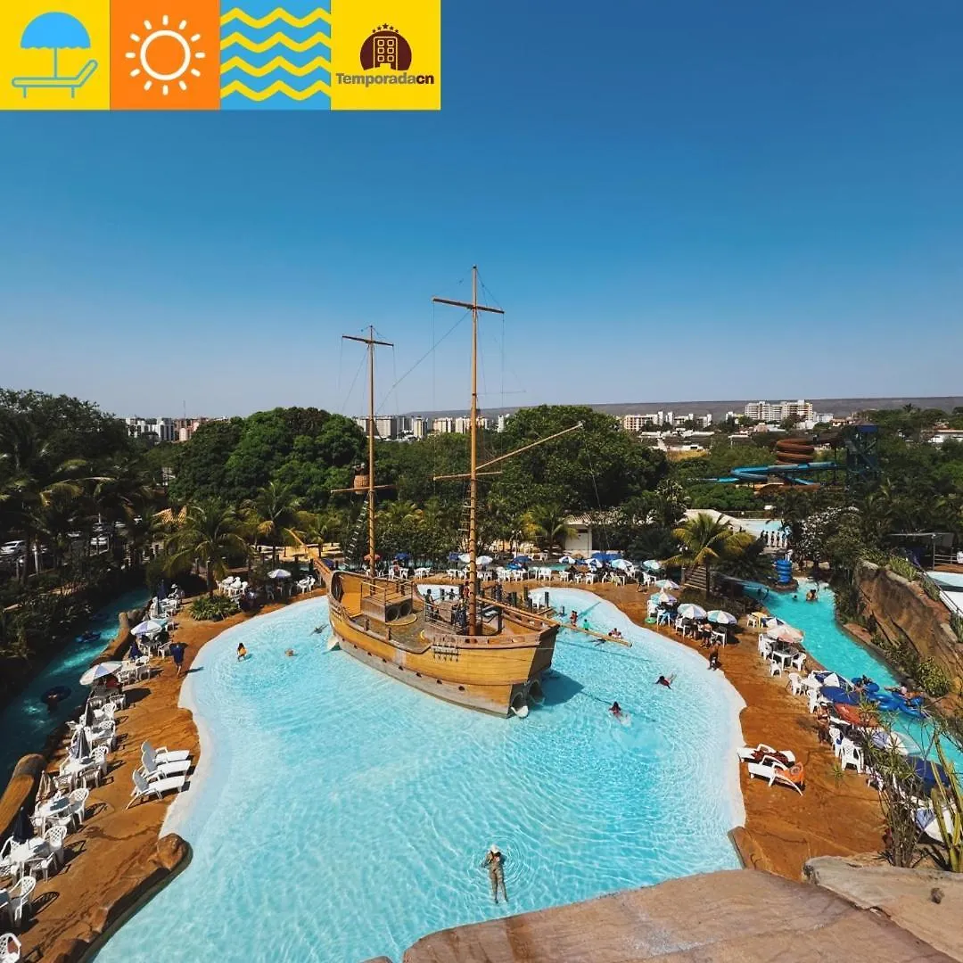 Piazza Com Acesso Ao Acqua Park - Gustavo Aparthotel Caldas Novas Brazil