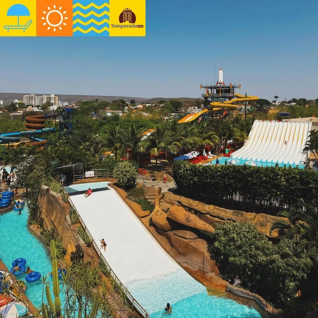 Piazza Com Acesso Ao Acqua Park - Gustavo Aparthotel Caldas Novas