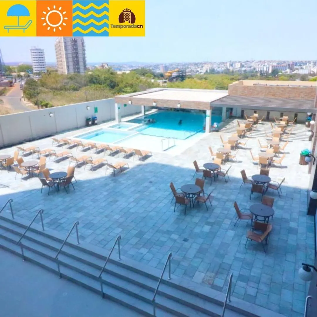 Piazza Com Acesso Ao Acqua Park - Gustavo Aparthotel Caldas Novas