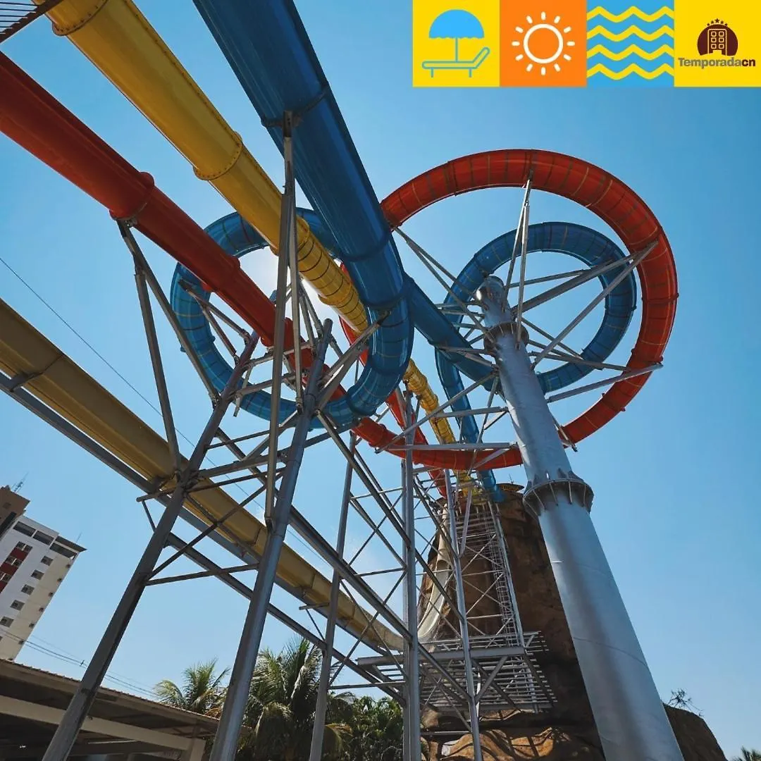 Piazza Com Acesso Ao Acqua Park - Gustavo Aparthotel Caldas Novas